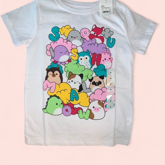 Squishmallows T Shirt Girls Size S (6/6X) NWT   (K331) - Picture 1 of 6